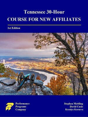 cover image of Tennessee 30-Hour Course for New Affiliates